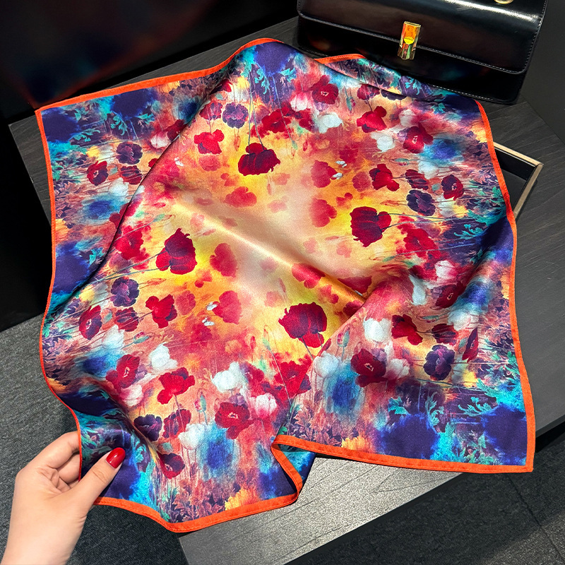 Silk Painting Dye - 100% Real Silk Scarf Luxury Kerchief