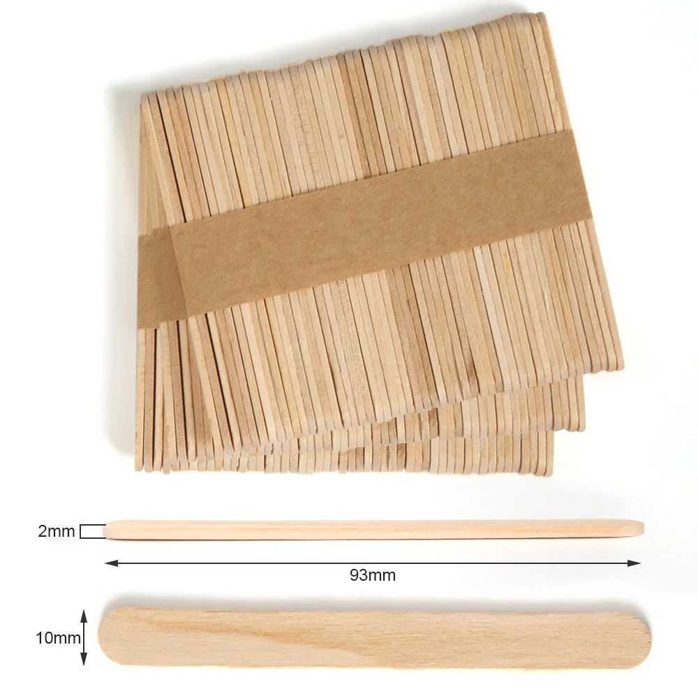 Art Craft Ice Cream - 50pcs/100pcs Ice Cream Popsicle Sticks Natural