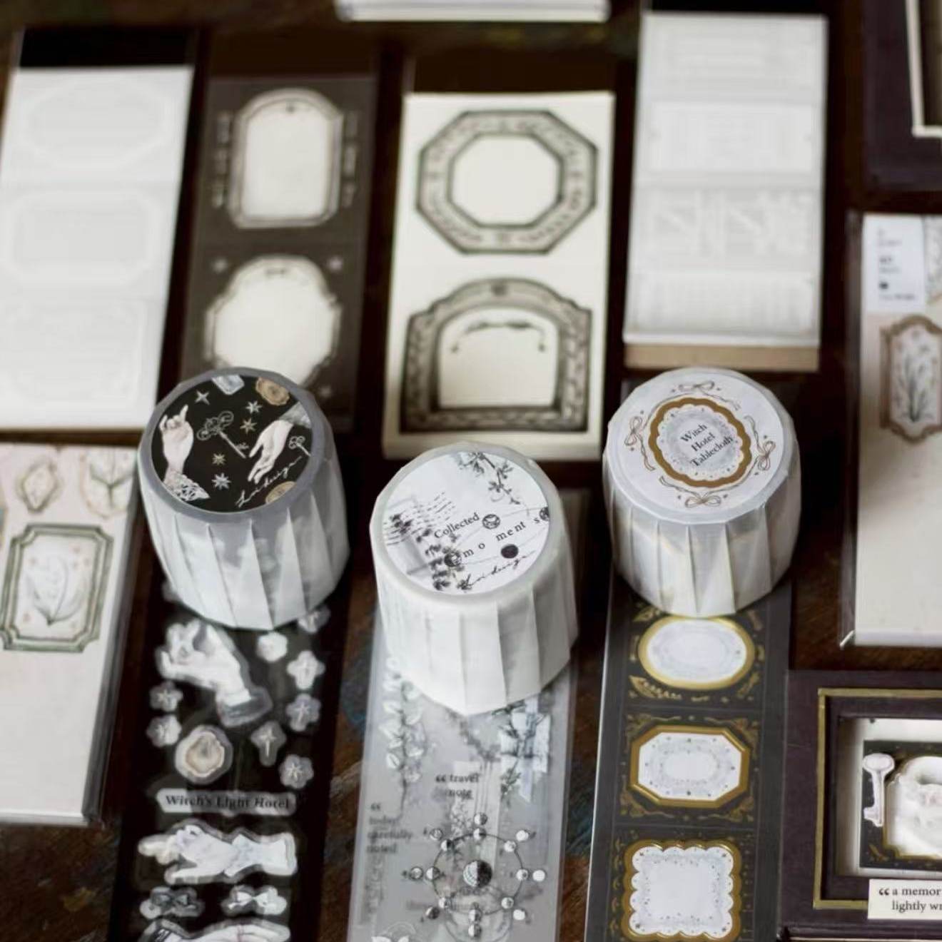 Washi Tape Rolls - Loidesign Vintage Witch's Light Hotel Washi