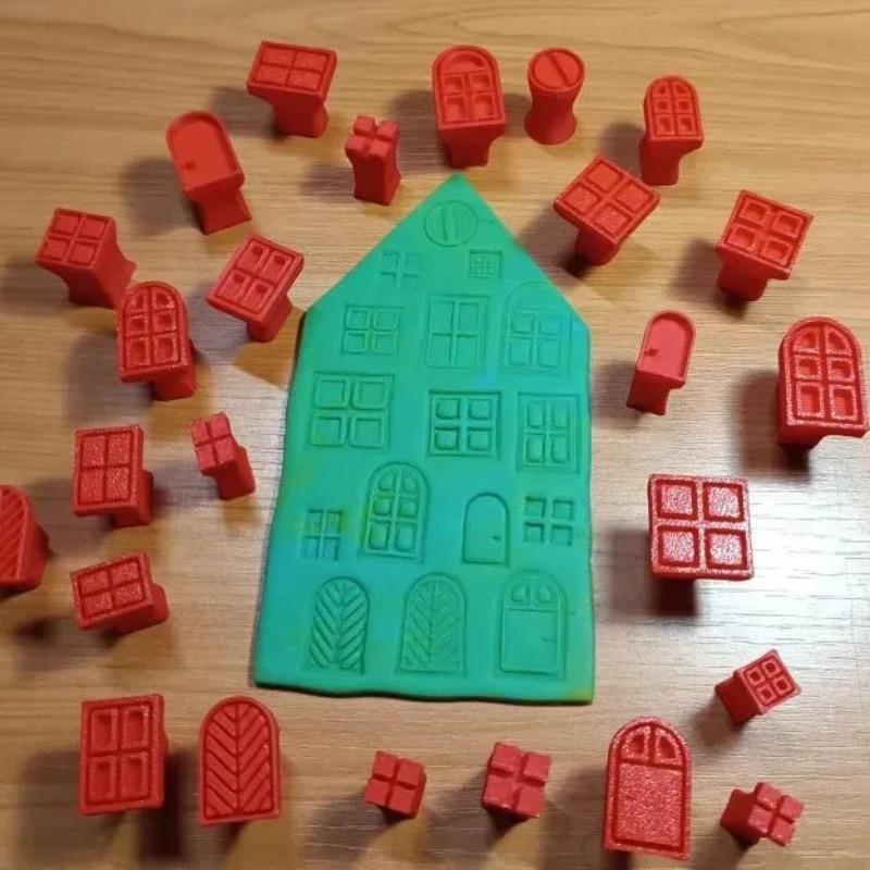 Art Craft Clay - 25pcs Clay Stamp & Molding Kit