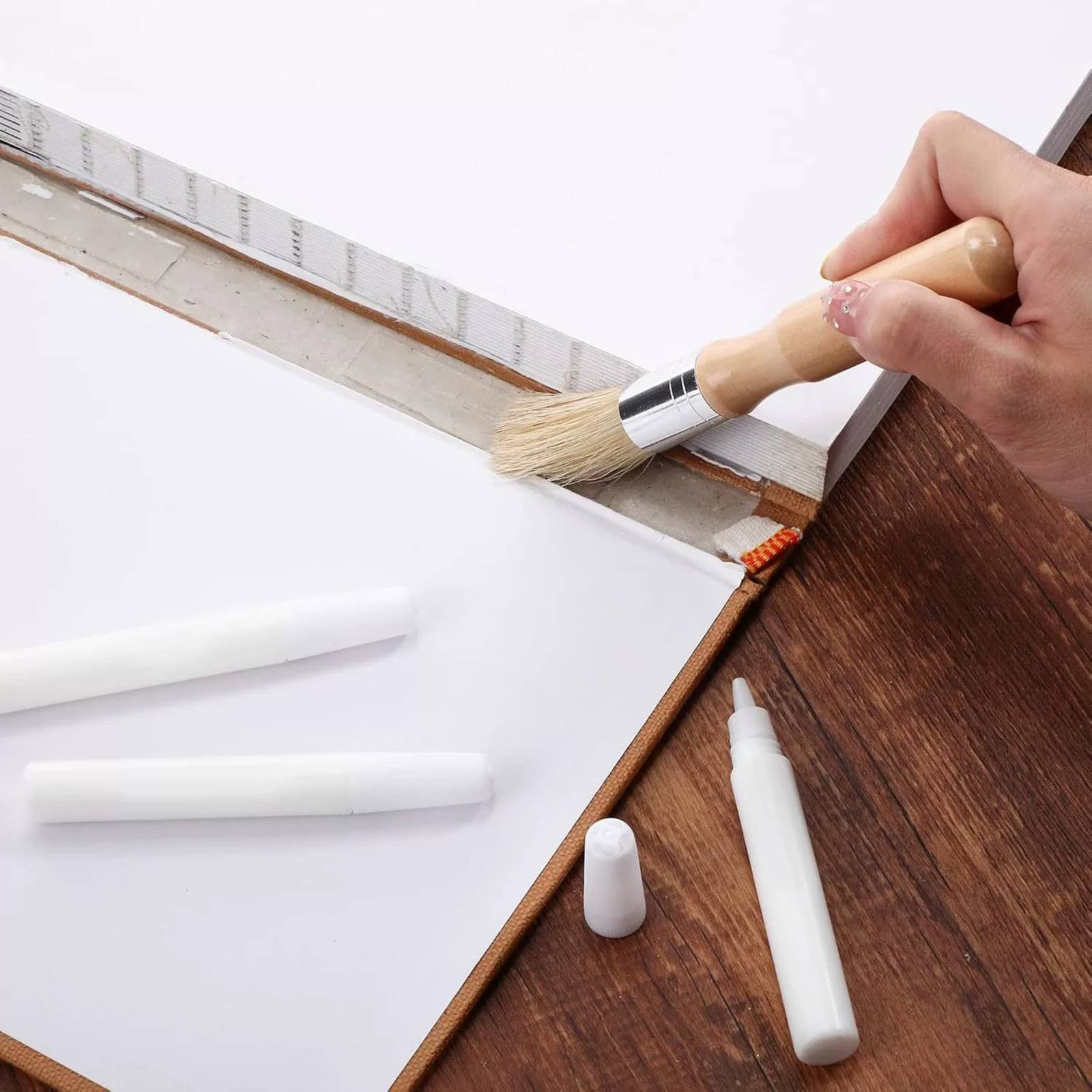 Bookbinding Supply Kit - 6 Pieces Book Glue and Brush