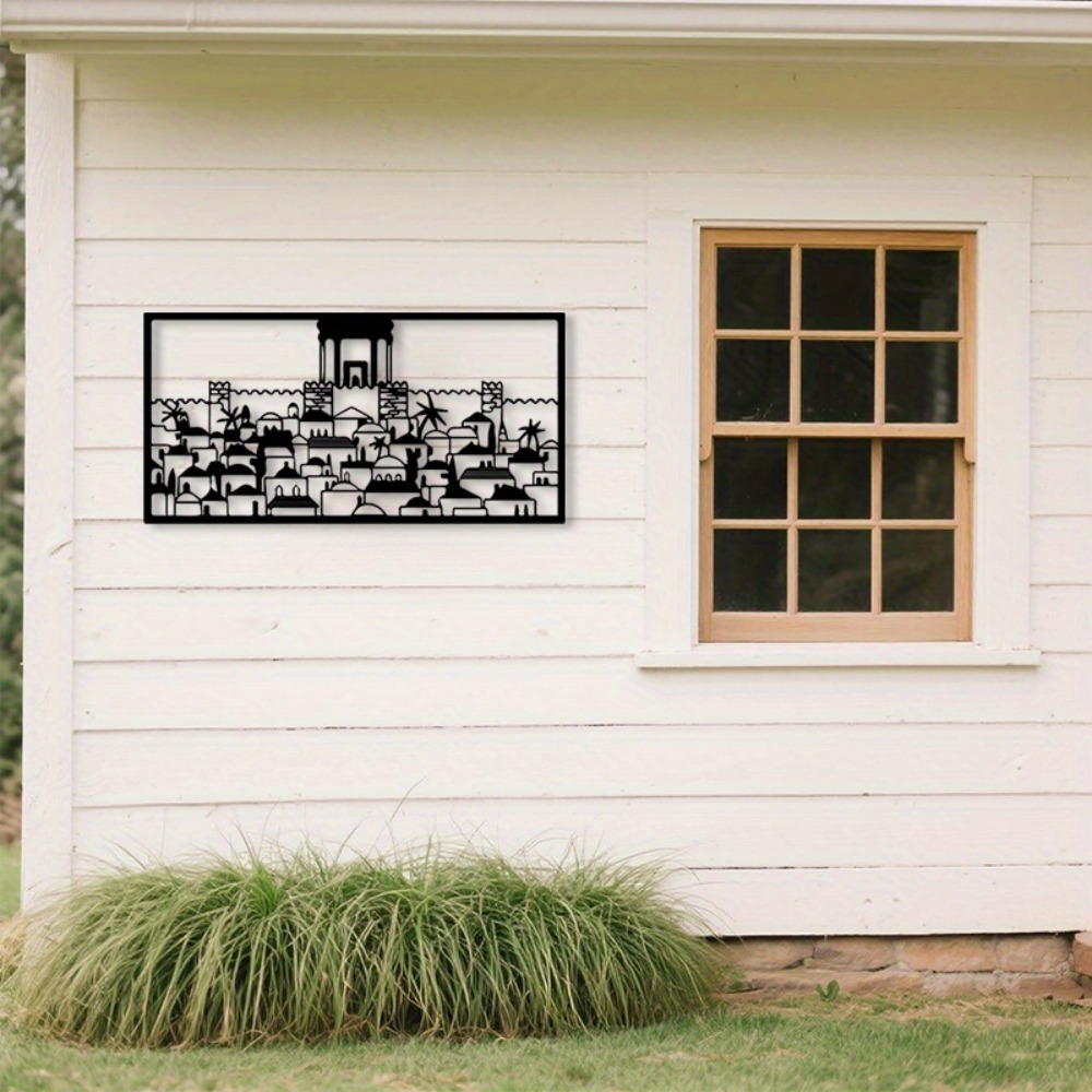 Art & Craft Activities For Toddlers - CIFBUY Metal Wall Art Jerusalem Mural