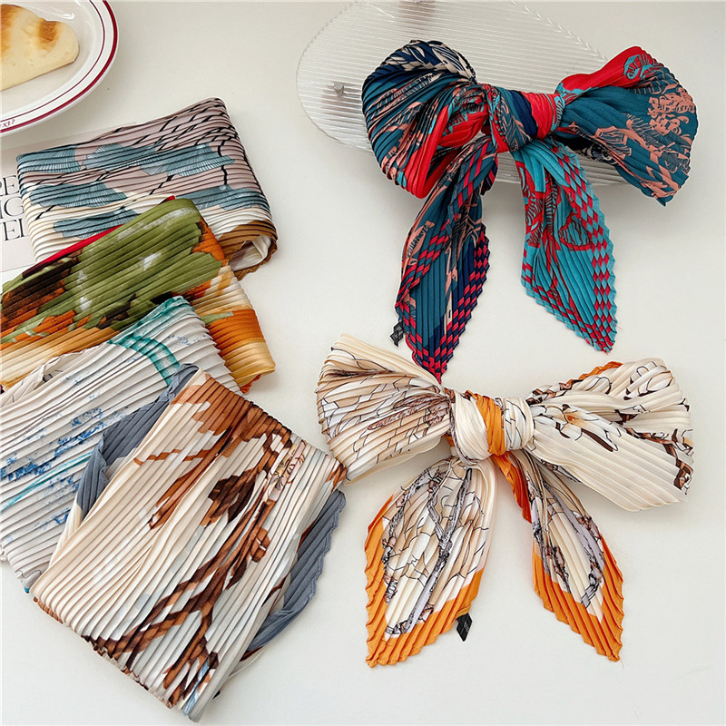 Crumpled Kerchief Square Scarv - Art And Craft Hair 评论和价格