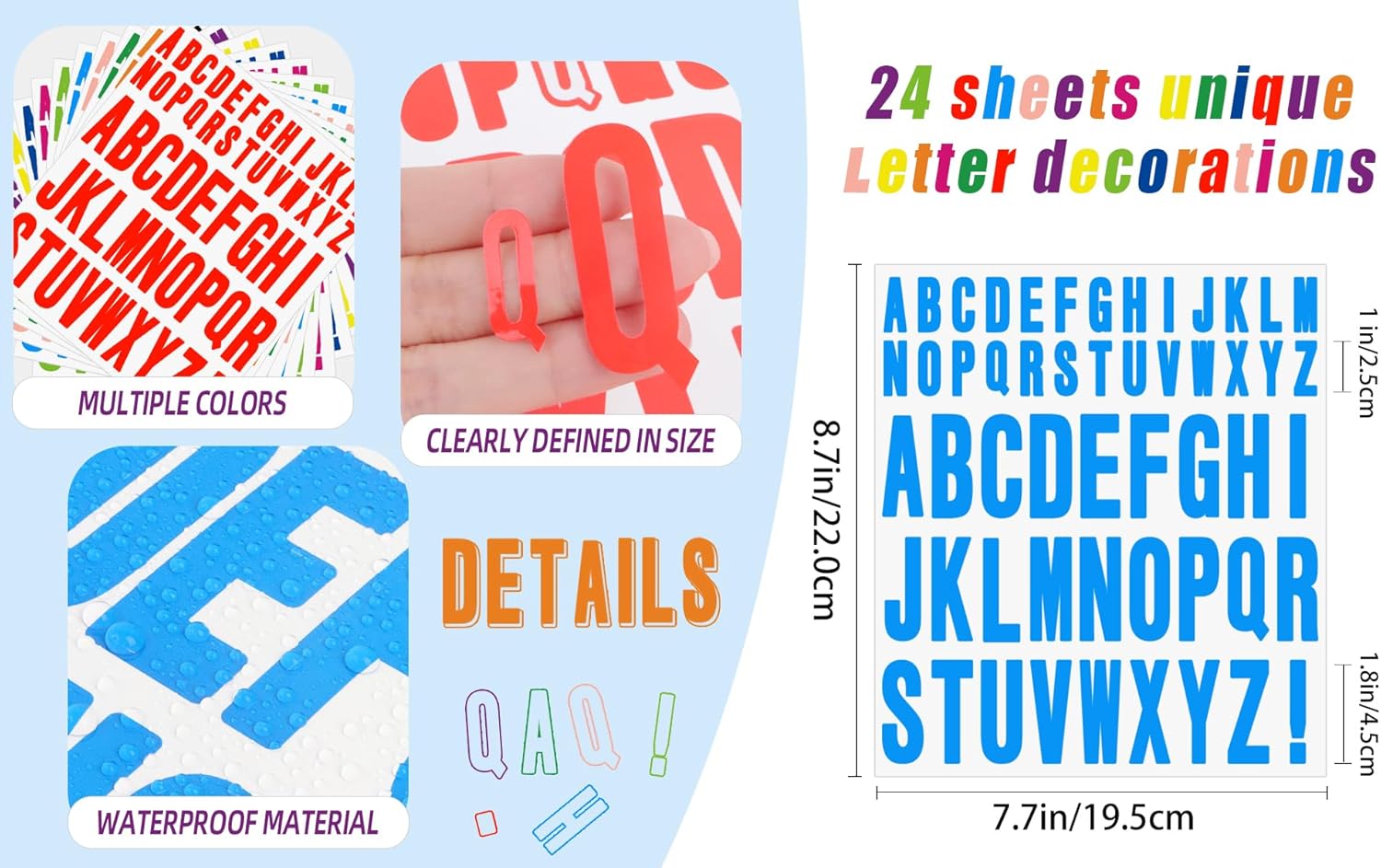 12 sheets 1 inch 2 inch Letter - Art And Craft Letter Z 评论和价格