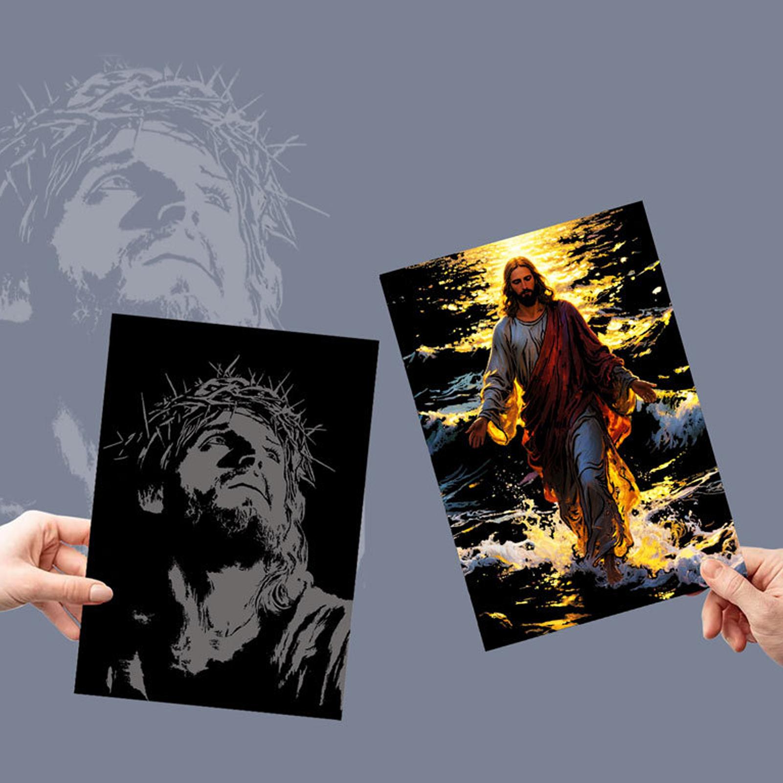 Scratch Book Jesus Scratch Pai - Art Craft Books 评论和价格