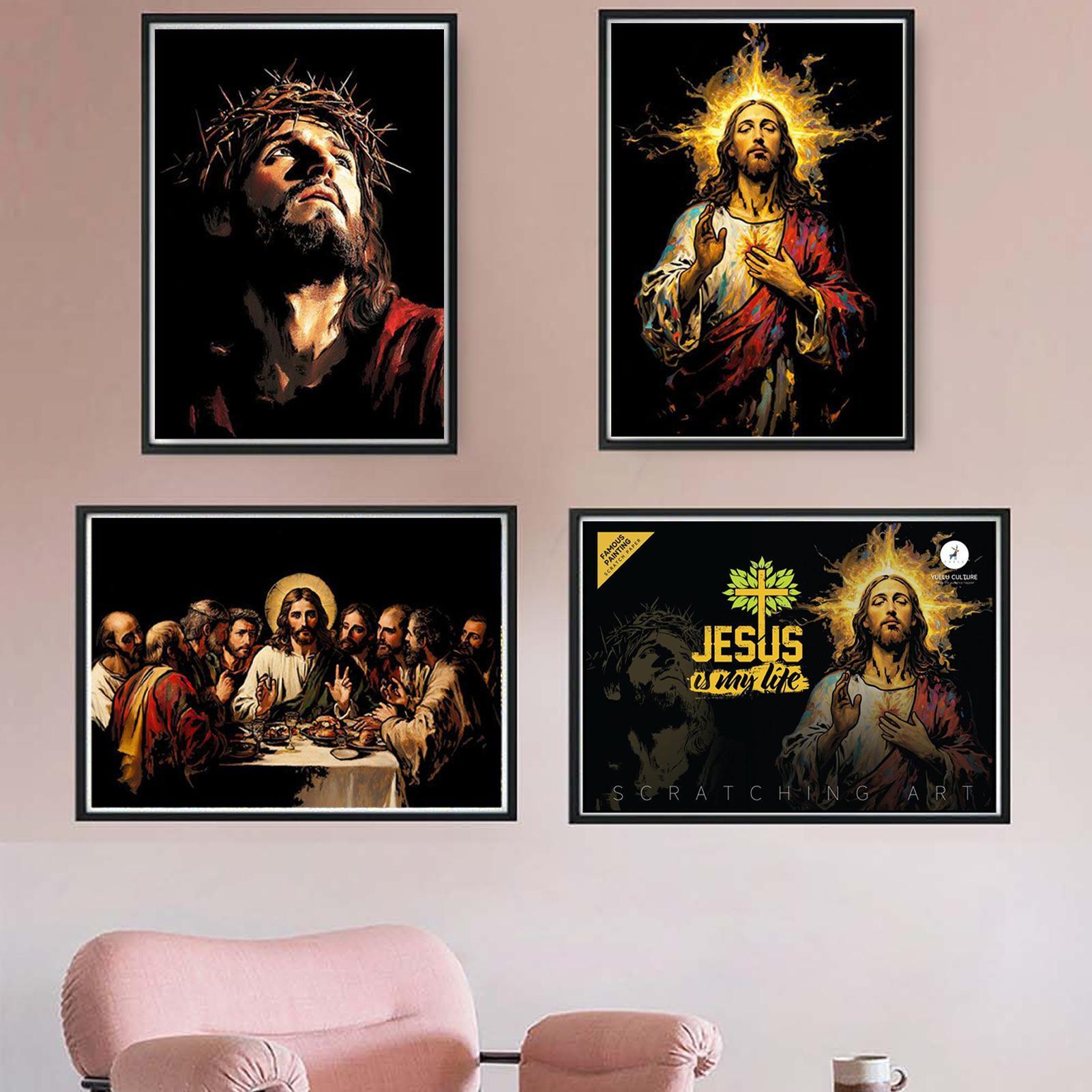 Scratch Book Jesus Scratch Pai - Art Craft Books 评论和价格