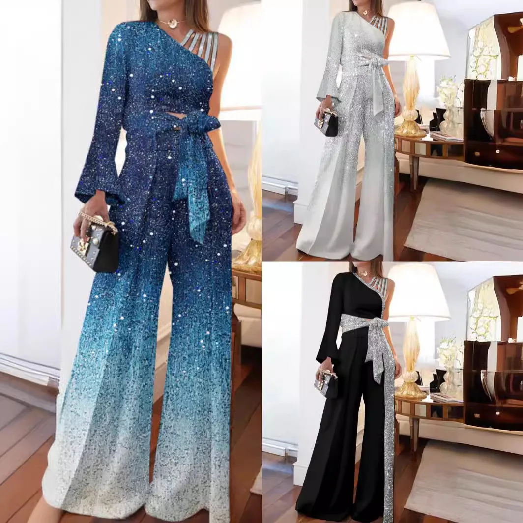 Elegant Two 2 Piece Sets Women - Silk Painting Dye 评论和价格