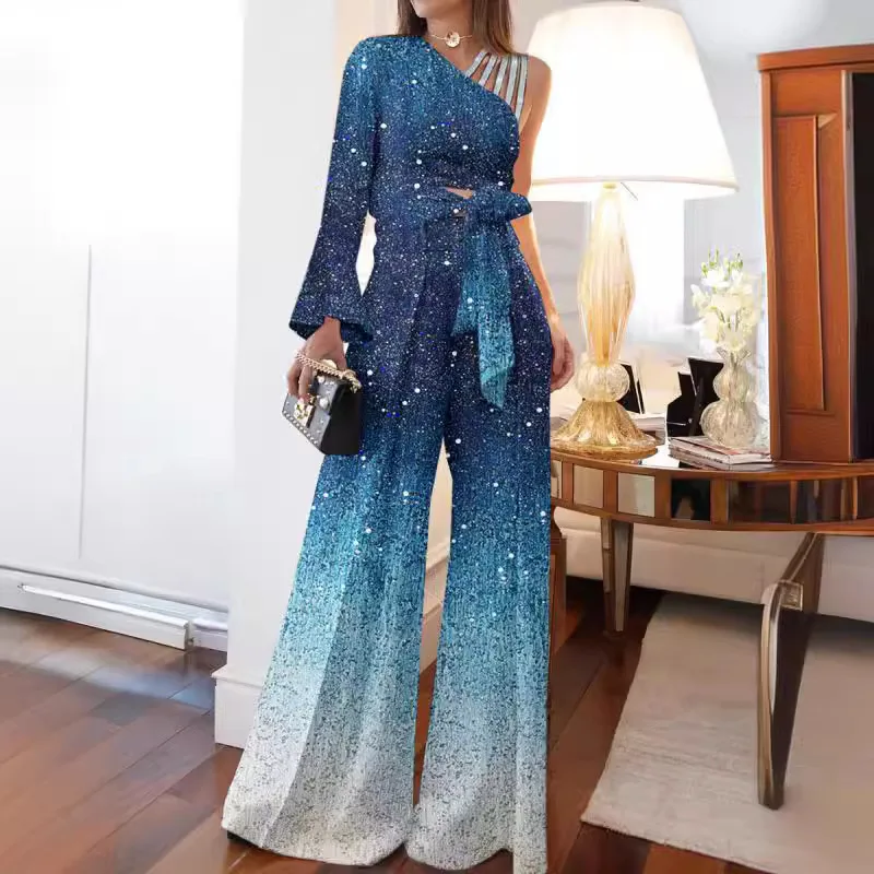 Elegant Two 2 Piece Sets Women - Silk Painting Dye 评论和价格