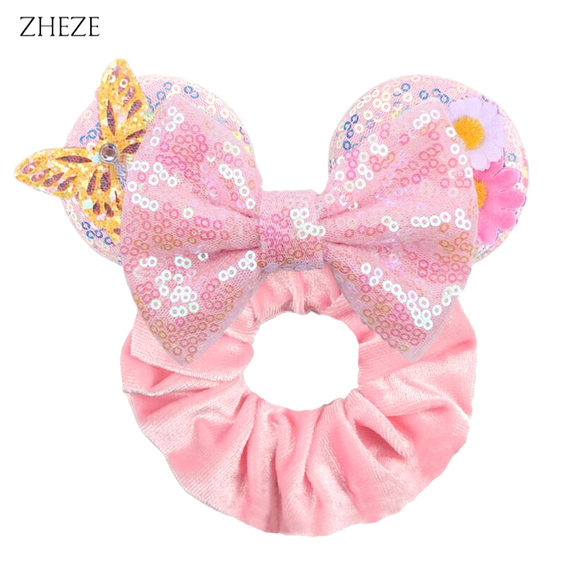1pc Mouse Ears Hair Scrunchies - Art And Craft Hair 评论和价格