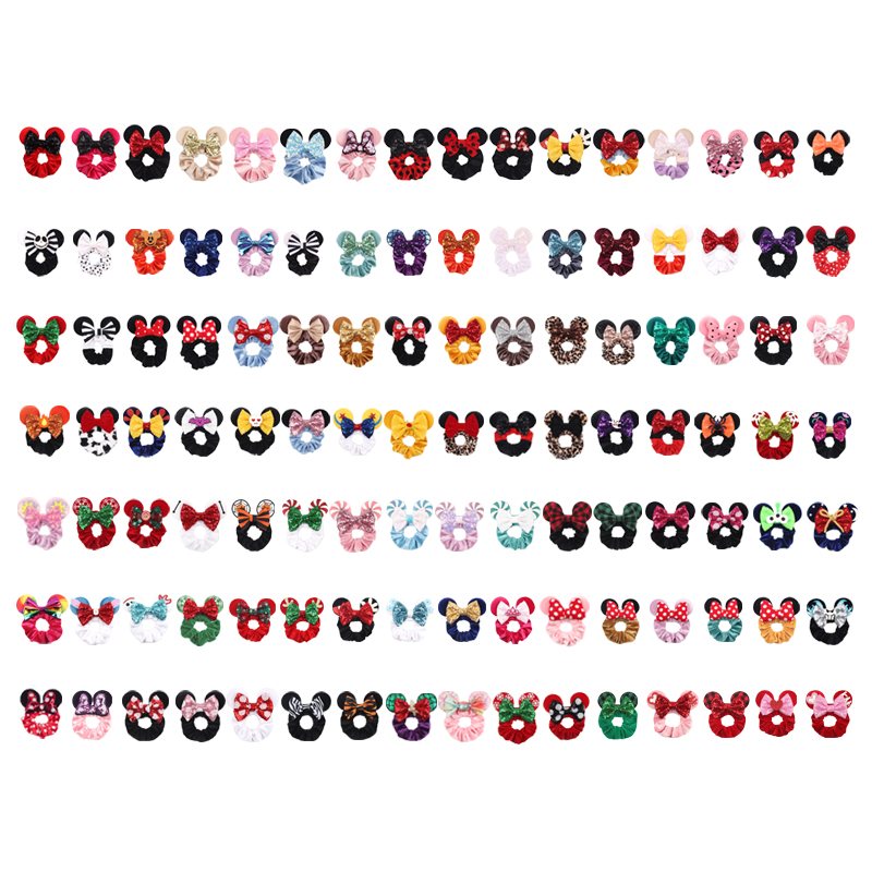1pc Mouse Ears Hair Scrunchies - Art And Craft Hair 评论和价格