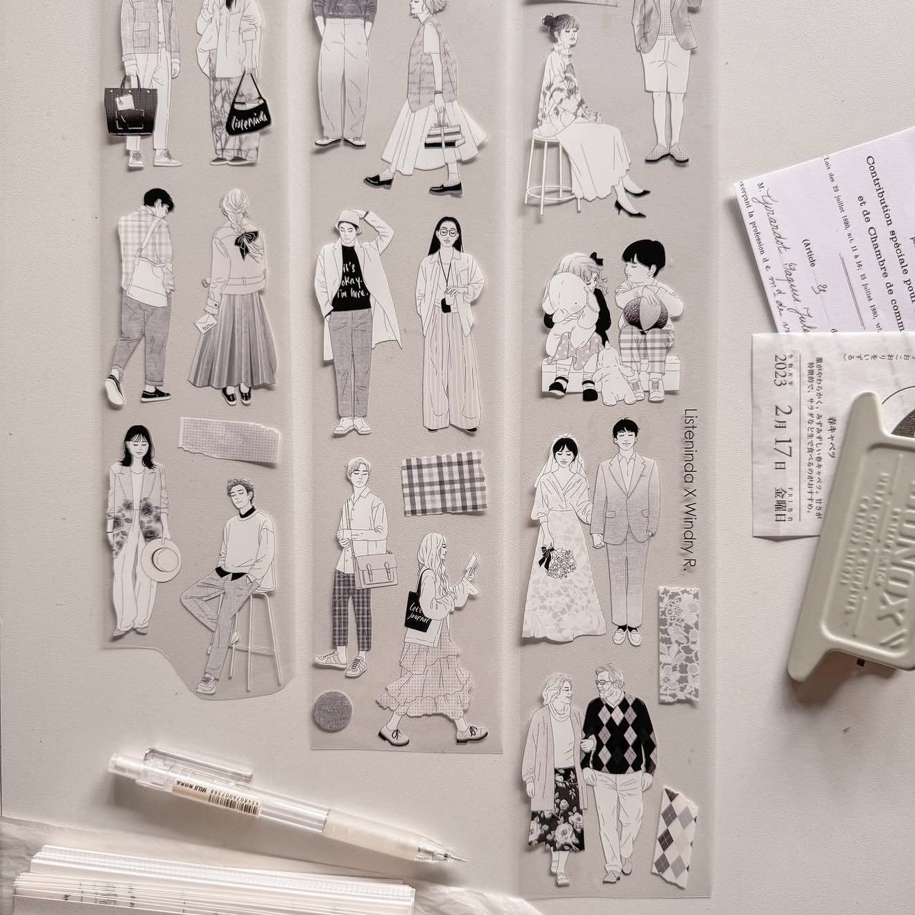 1 Loop Listenida X Windry Mono - Washi Tape Rolls 评论和价格