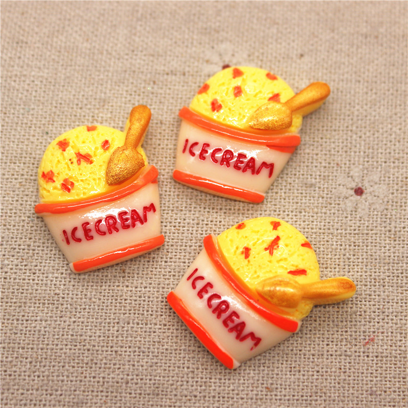 10pcs Mix Colors Kawaii Resin  - Art Craft Ice Cream 评论和价格