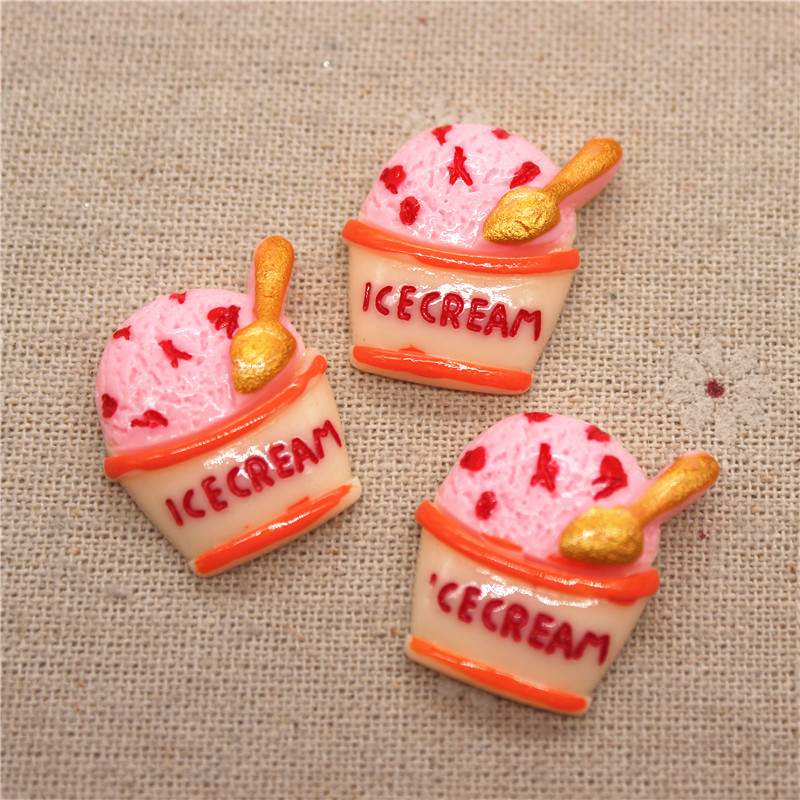 10pcs Mix Colors Kawaii Resin  - Art Craft Ice Cream 评论和价格