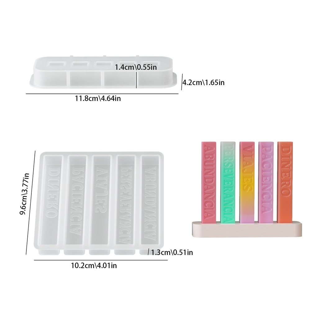 Long Strip Candle Mold Clear P - Art Craft Course 评论和价格