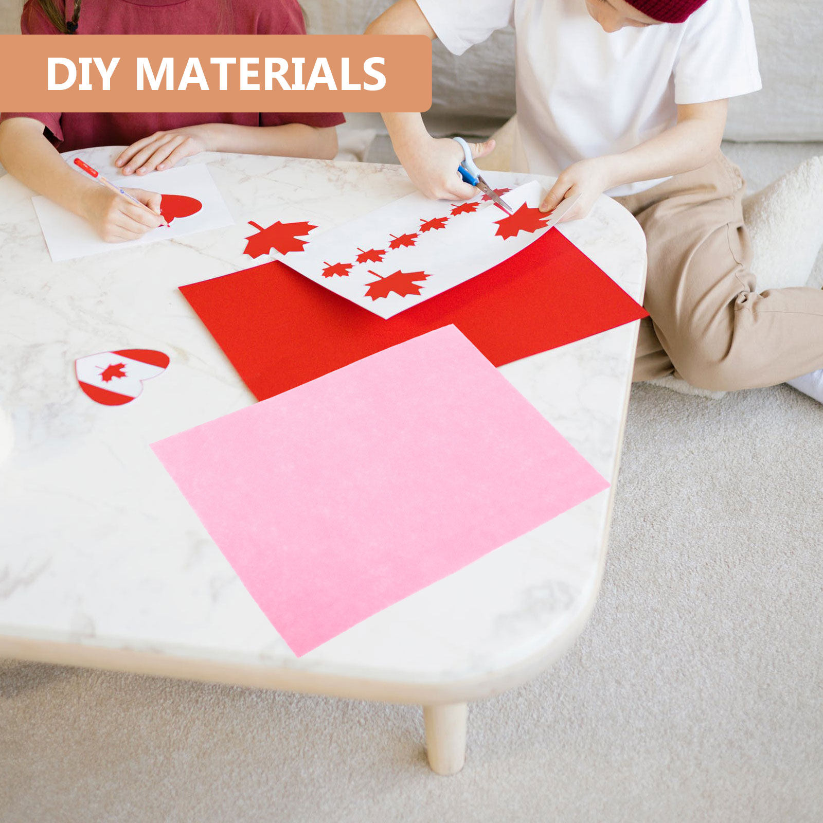 6 Sheets Kids DIY Non-Woven Cl - Art Craft For Kindergarten 评论和价格