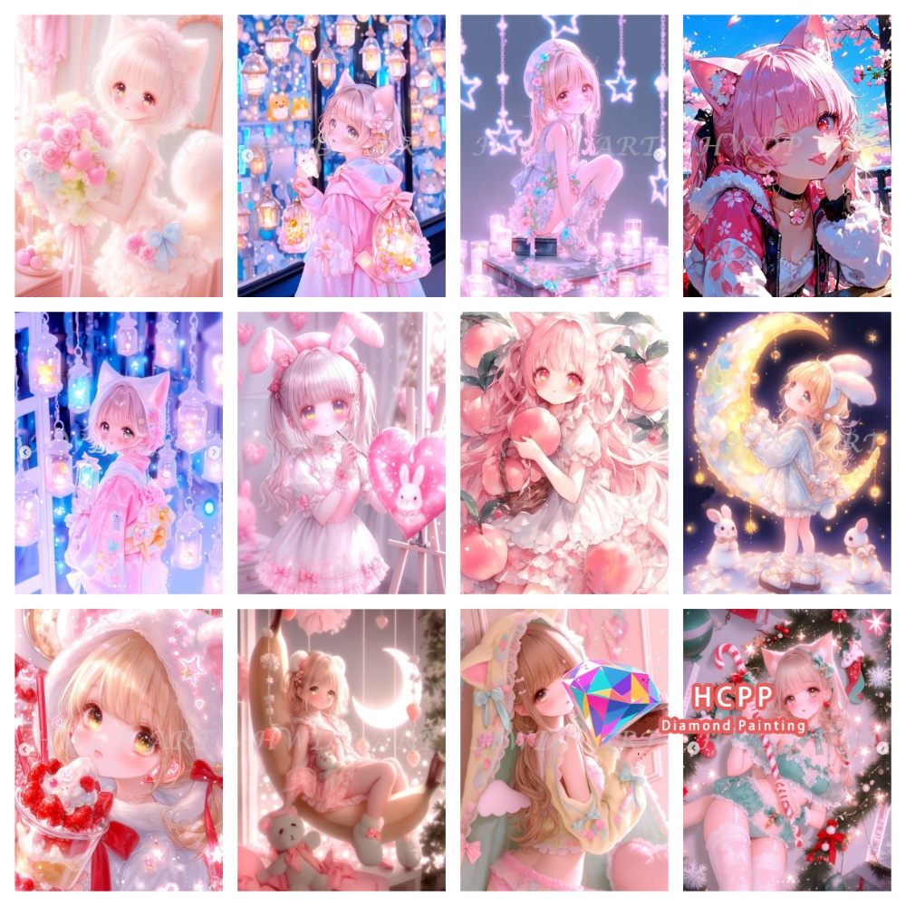 Cartoon Girl Fairy Diamond Pai - Art Craft Japan 评论和价格