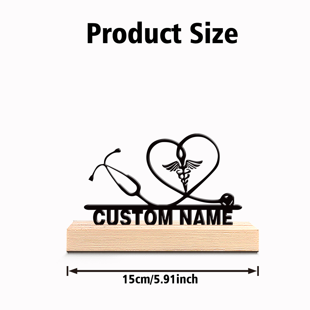 1pc Abstract Stethoscope Perso - Art Craft Names 评论和价格