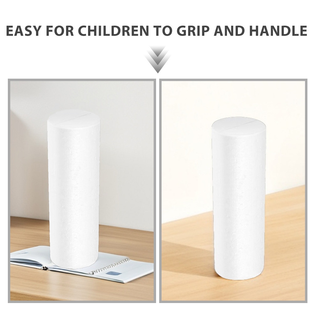 6Pcs Foam Cylinder 30x7cm Stur - Art Craft For Kindergarten 评论和价格