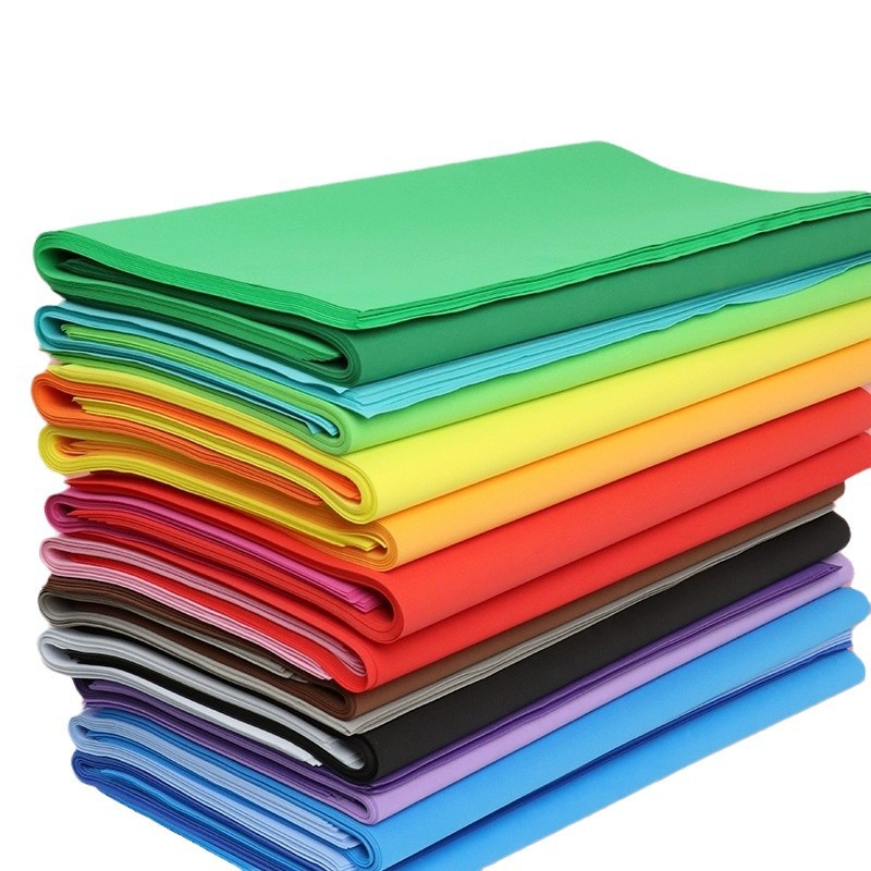 10 Sheets 50x90cm Colored Spon - Art Craft For Kindergarten 评论和价格