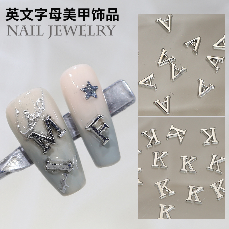 26Pcs 3D Silver Alphabet A-Z E - Art And Craft Letter Z 评论和价格