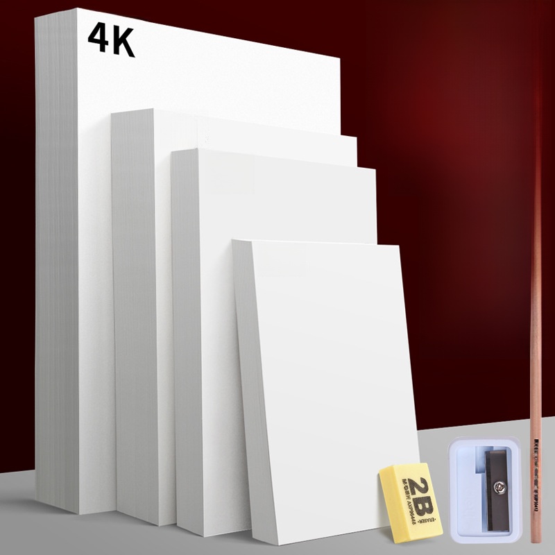 Thickened White Card Paper A4A - Art Craft For Kindergarten 评论和价格