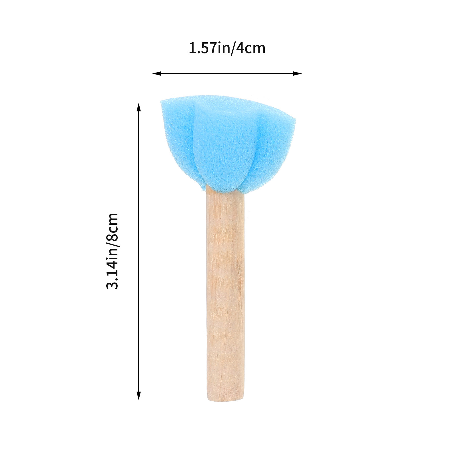 20Pcs Portable Sponge Paint Br - Art Craft Course 评论和价格