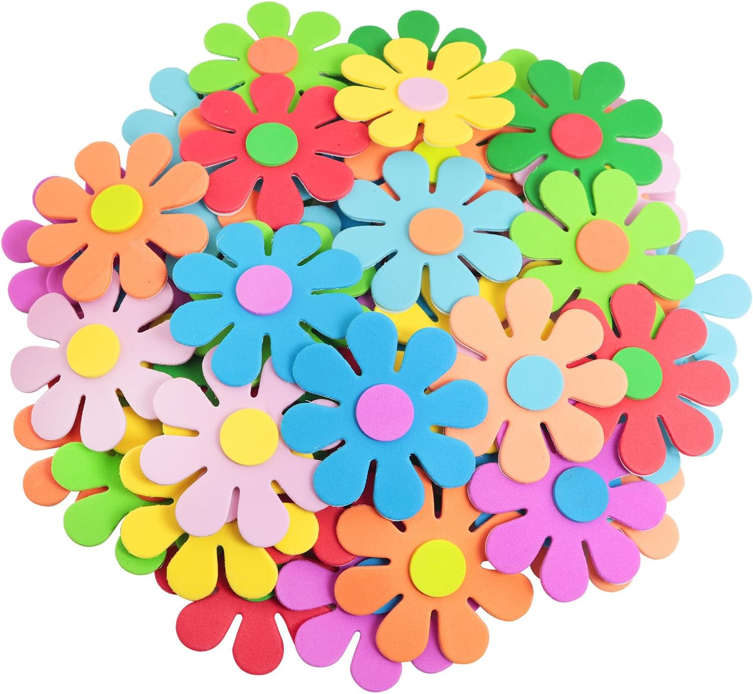 3D flower foam stickers Spring - Art Craft Board 评论和价格