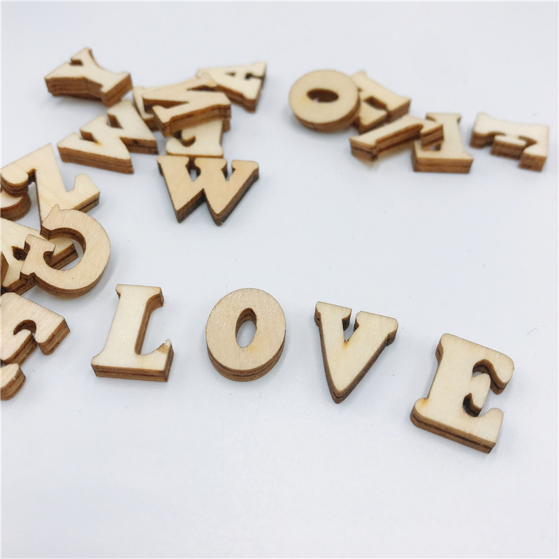 100/200/400PCS Mini Unfinished - Art And Craft Letter Z 评论和价格