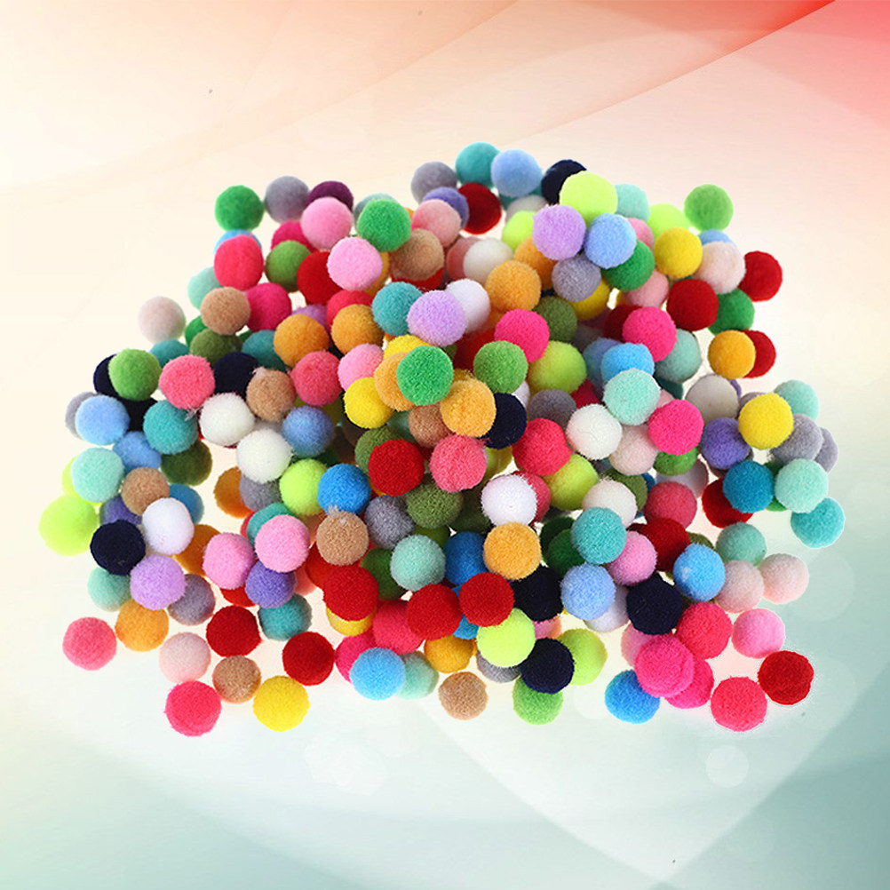 100Pcs Pom Ball Handmade Mater - Art Craft For Kindergarten 评论和价格