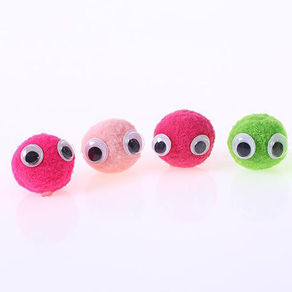 100Pcs Pom Ball Handmade Mater - Art Craft For Kindergarten 评论和价格