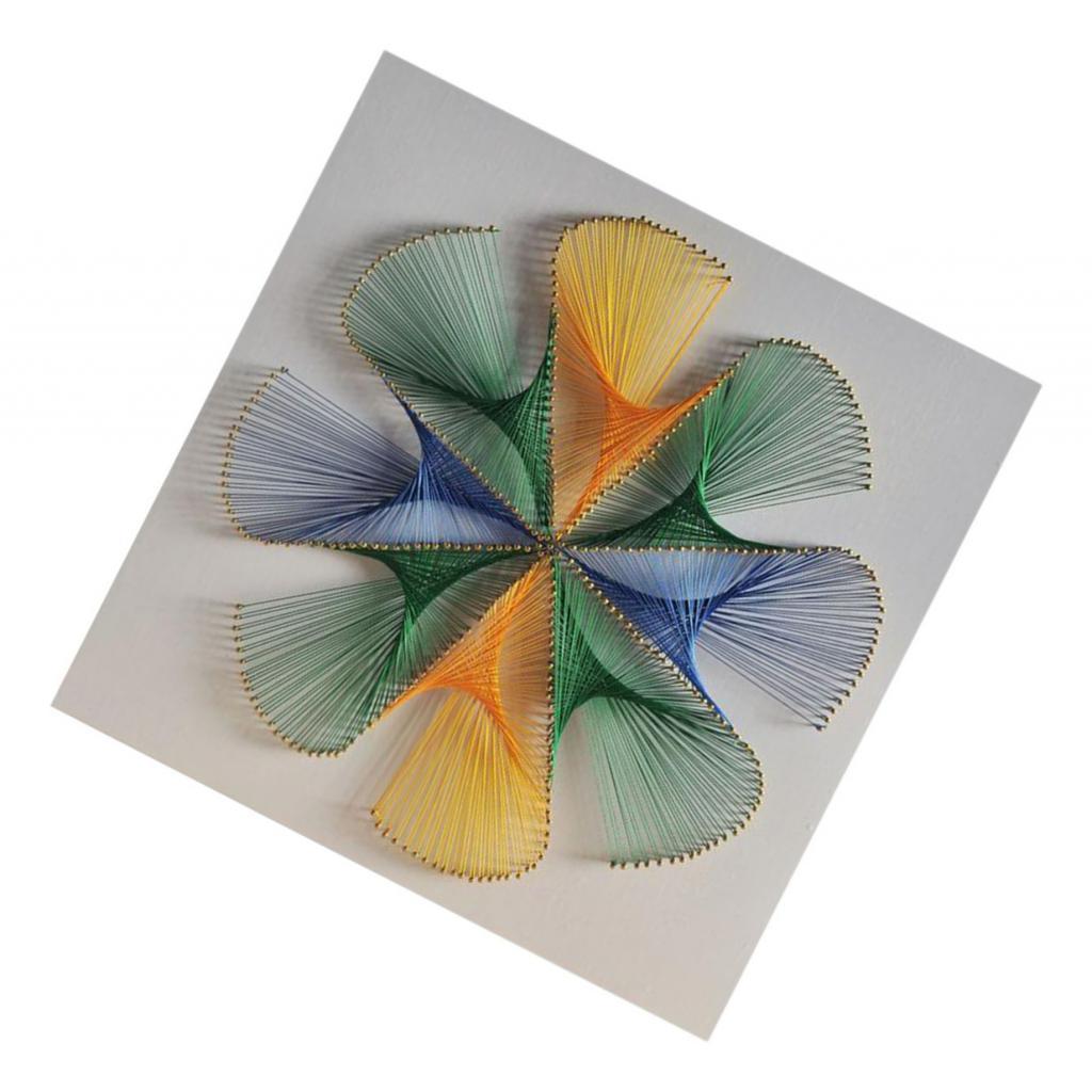 Nail String Art Kit Flower Des - Art Craft Board 评论和价格