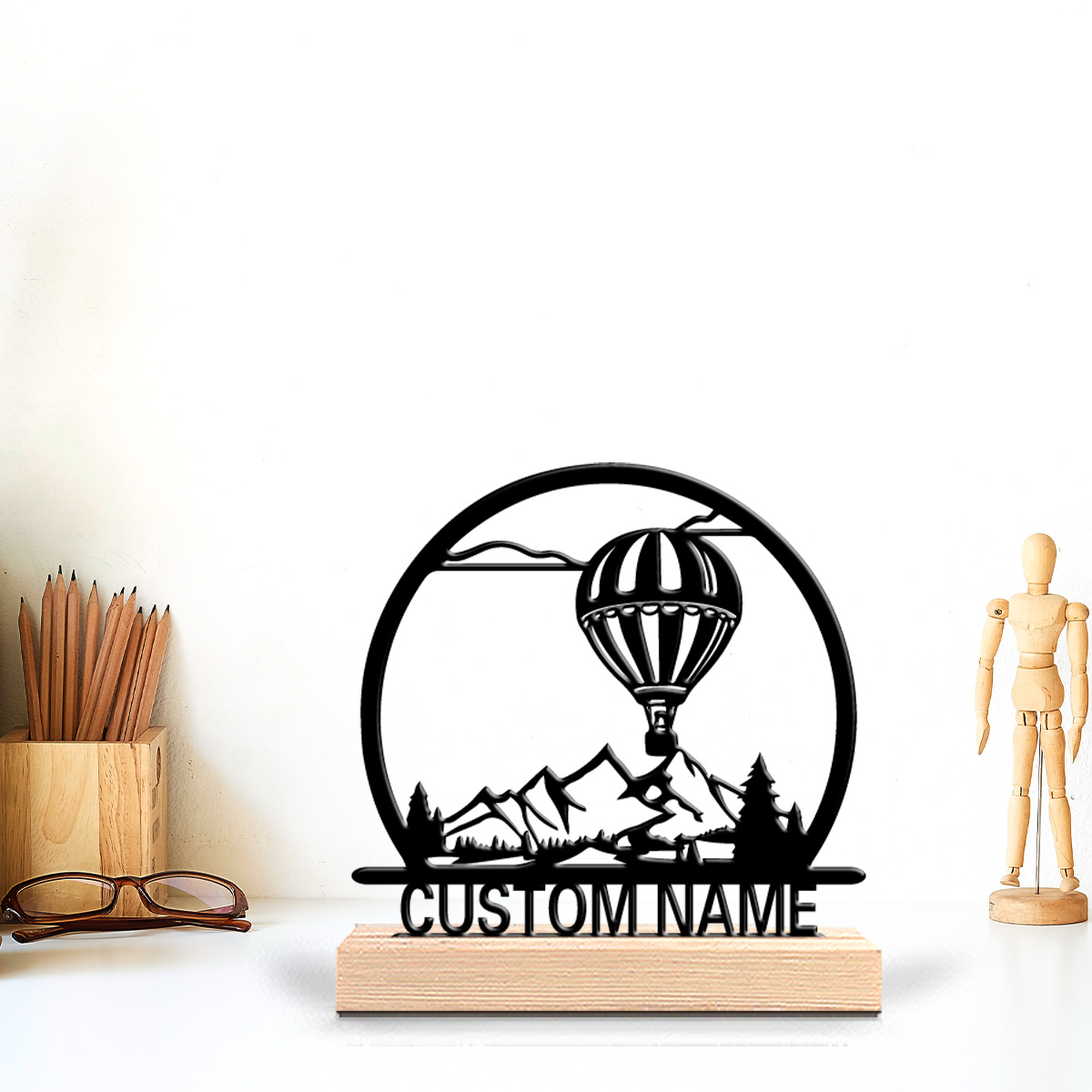 1pc Hot air balloon Customized - Art Craft Names 评论和价格