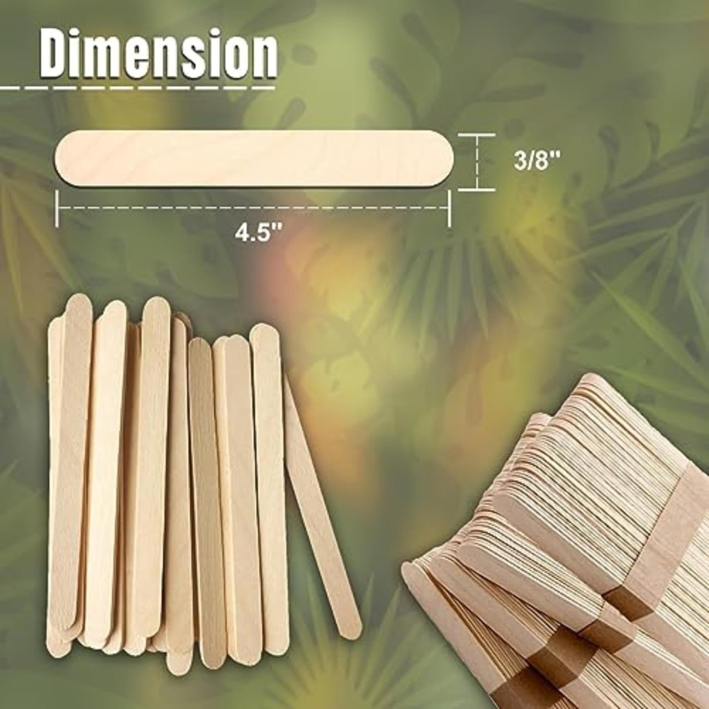 210 Pcs Natural Wood Ice Cream - Art Craft Ice Cream 评论和价格