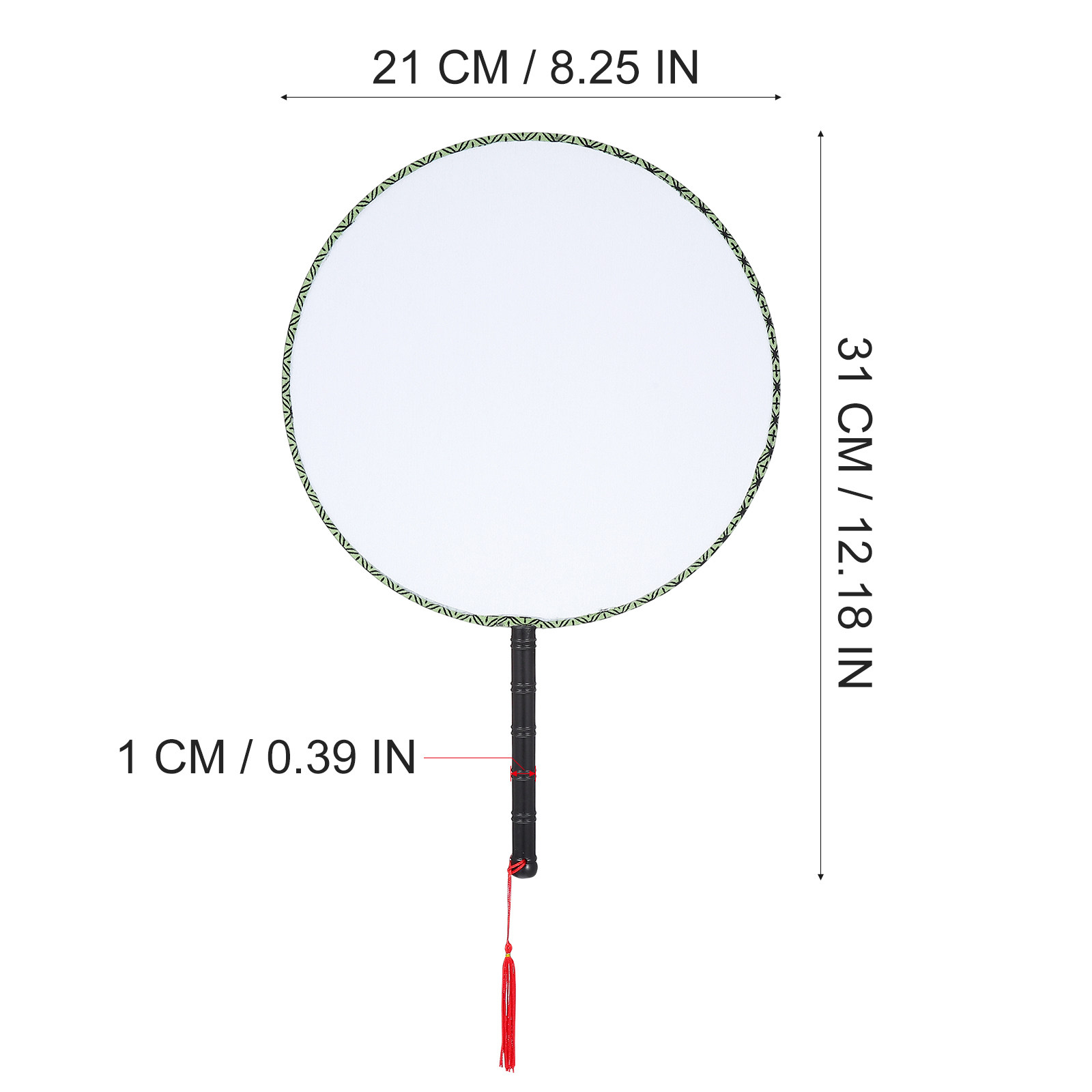 10Pcs Blank Fan for Painting a - Art Craft For Kindergarten 评论和价格