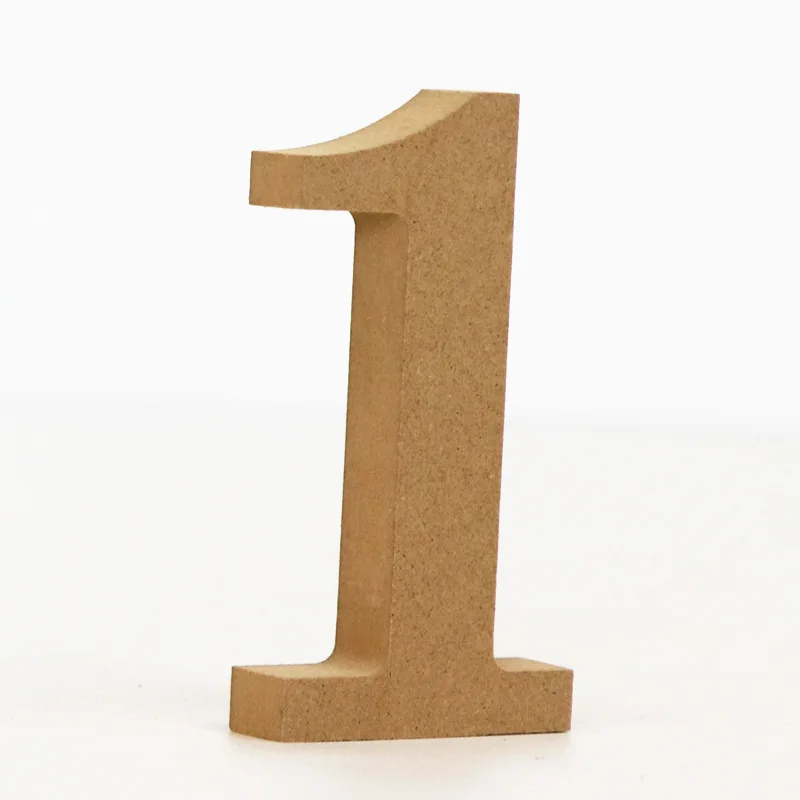 10cm Wood Color Numbers 0-9  L - Art And Craft Letter Z 评论和价格