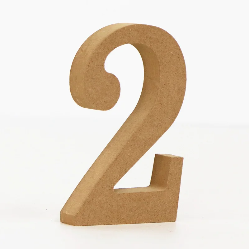 10cm Wood Color Numbers 0-9  L - Art And Craft Letter Z 评论和价格