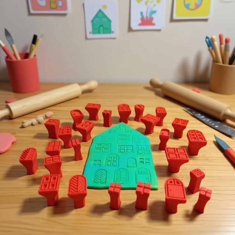 25pcs Clay Stamp & Molding Kit - Art Craft Clay 评论和价格