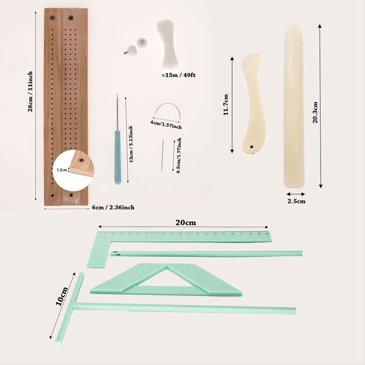 T32C New Book Cover Guide Sewi - Bookbinding Supply Kit 评论和价格