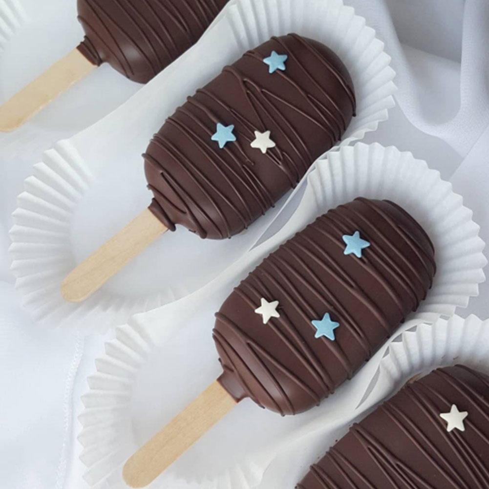 400PCS Wooden Ice Cream Sticks - Art Craft Ice Cream 评论和价格