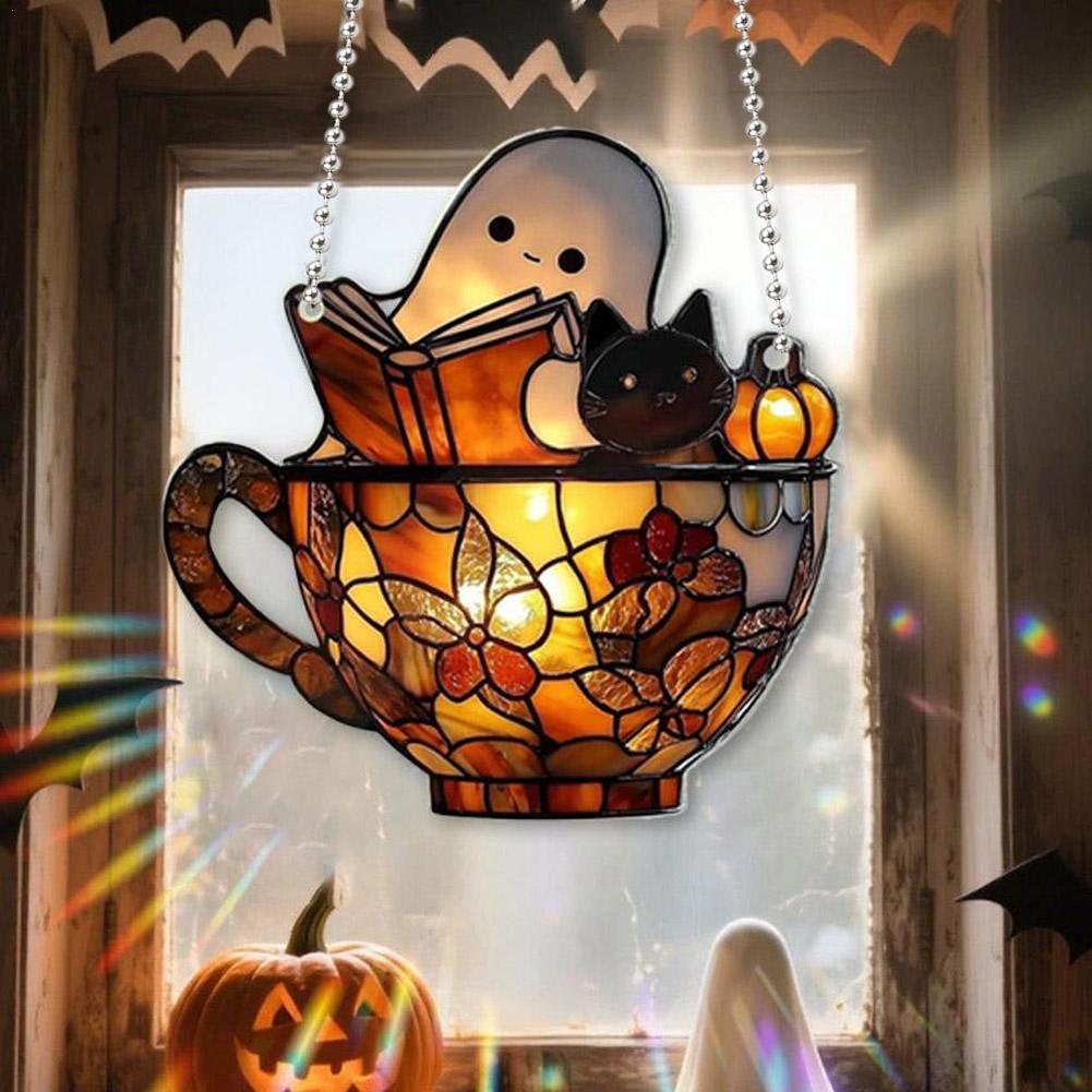 2D Flat Acrylic Halloween Ghos - Art Craft Books 评论和价格
