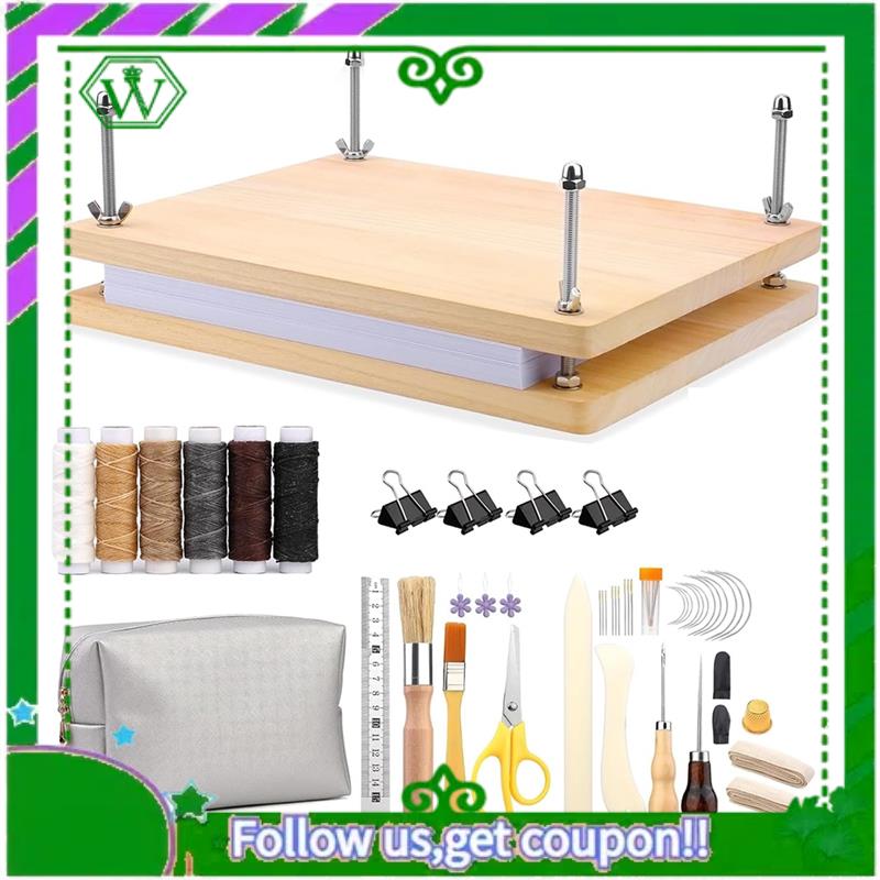 Reliable-Kits Wooden Book Pres - Bookbinding Supply Kit 评论和价格