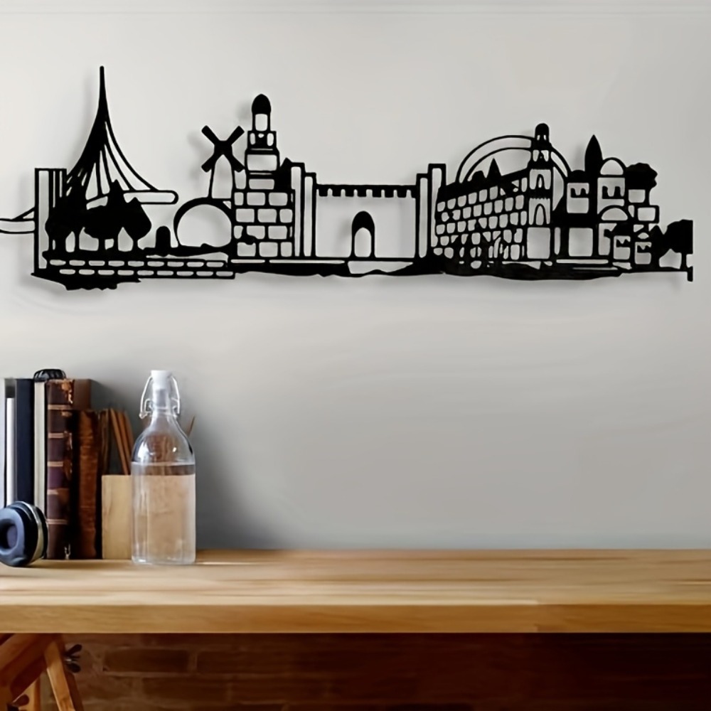 CIFBUY Metal Wall Art Jerusale - Art & Craft Activities For Toddlers 评论和价格