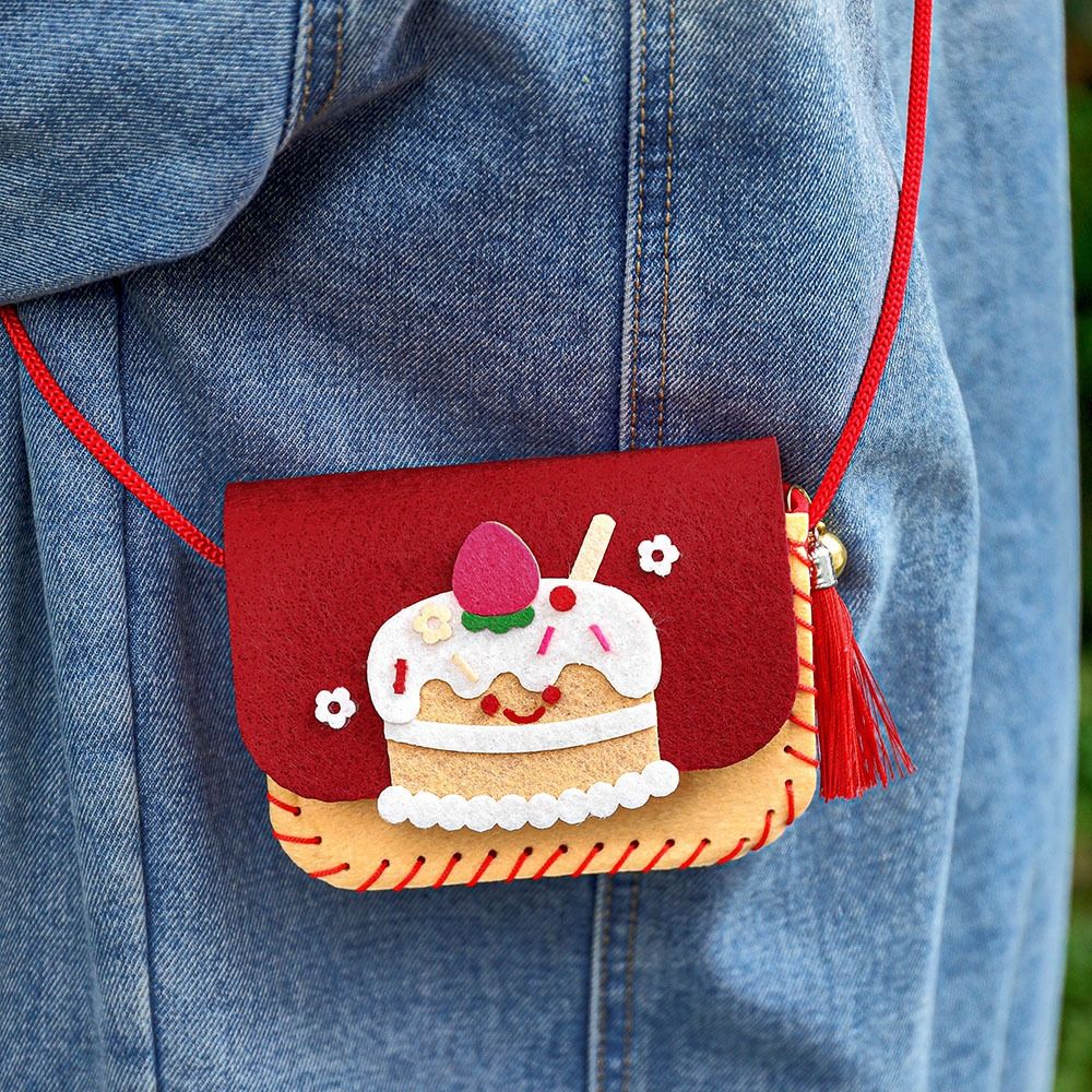 Cute Felt Felt Bag Making Kit  - Art Craft For Kindergarten 评论和价格