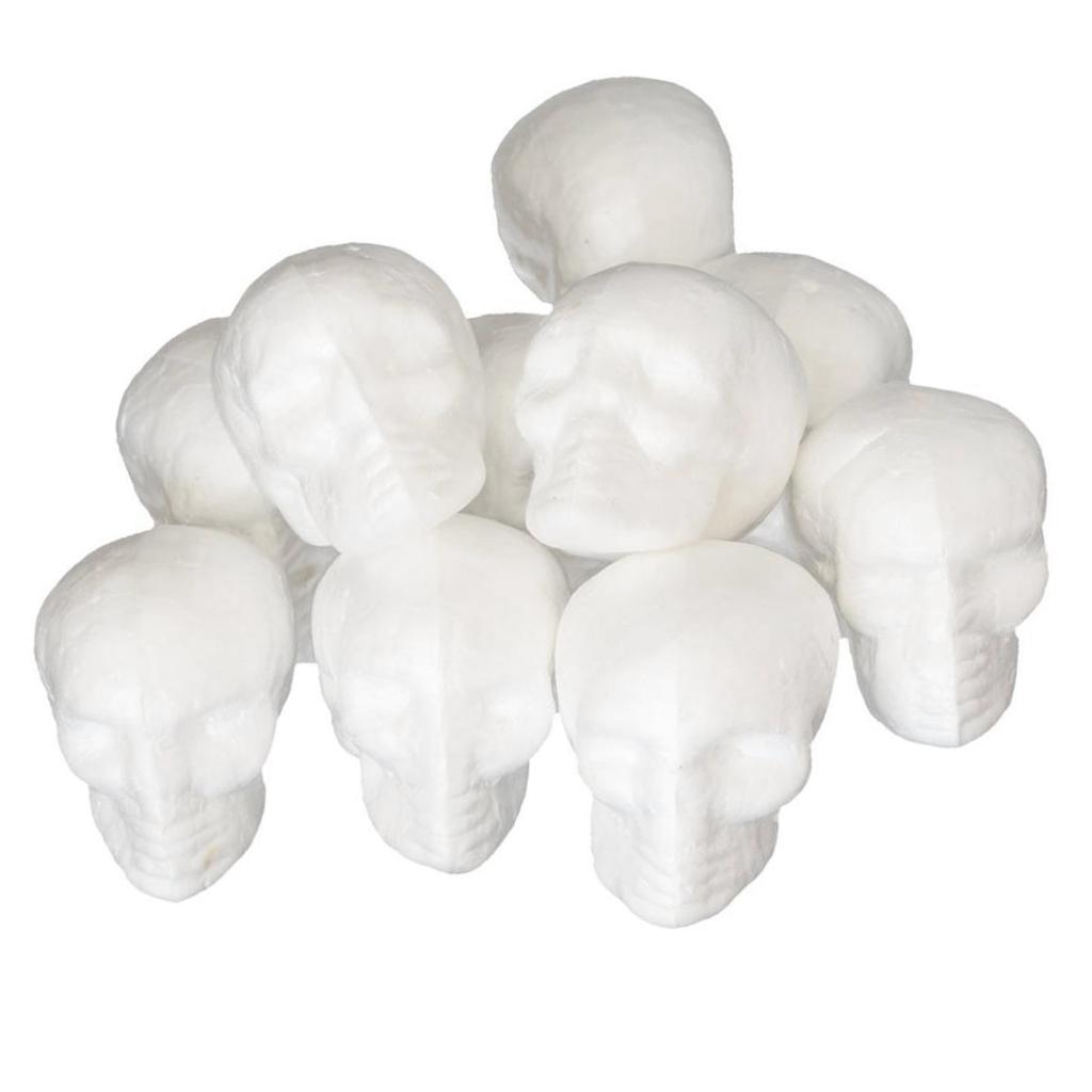 Moldable Craft Foam Skull Shap - Art Craft For Kindergarten 评论和价格