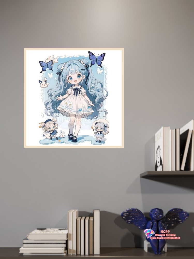Cartoon Cute Girl Diamond Draw - Art Craft Japan 评论和价格