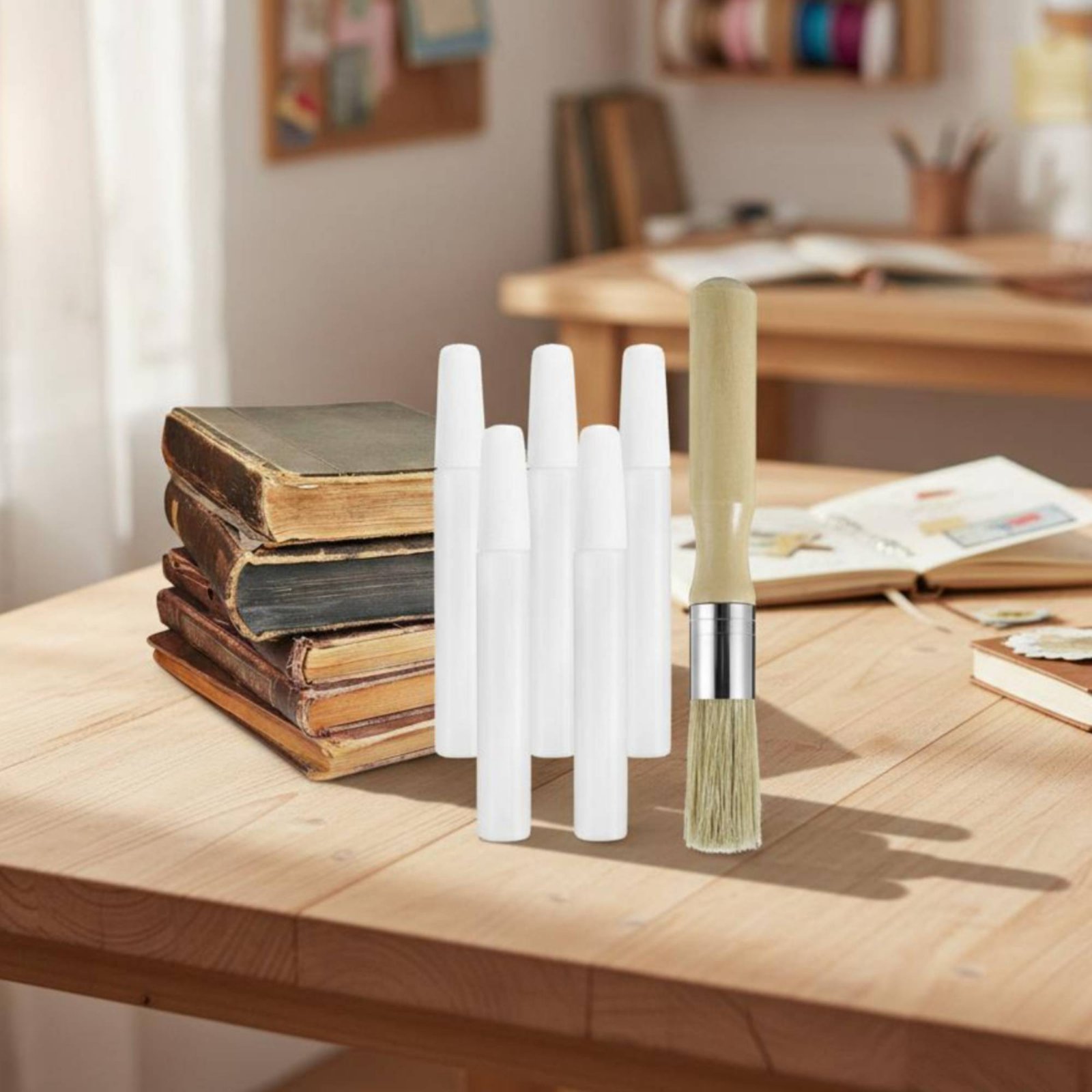 6 Pieces Book Glue and Brush S - Bookbinding Supply Kit 评论和价格