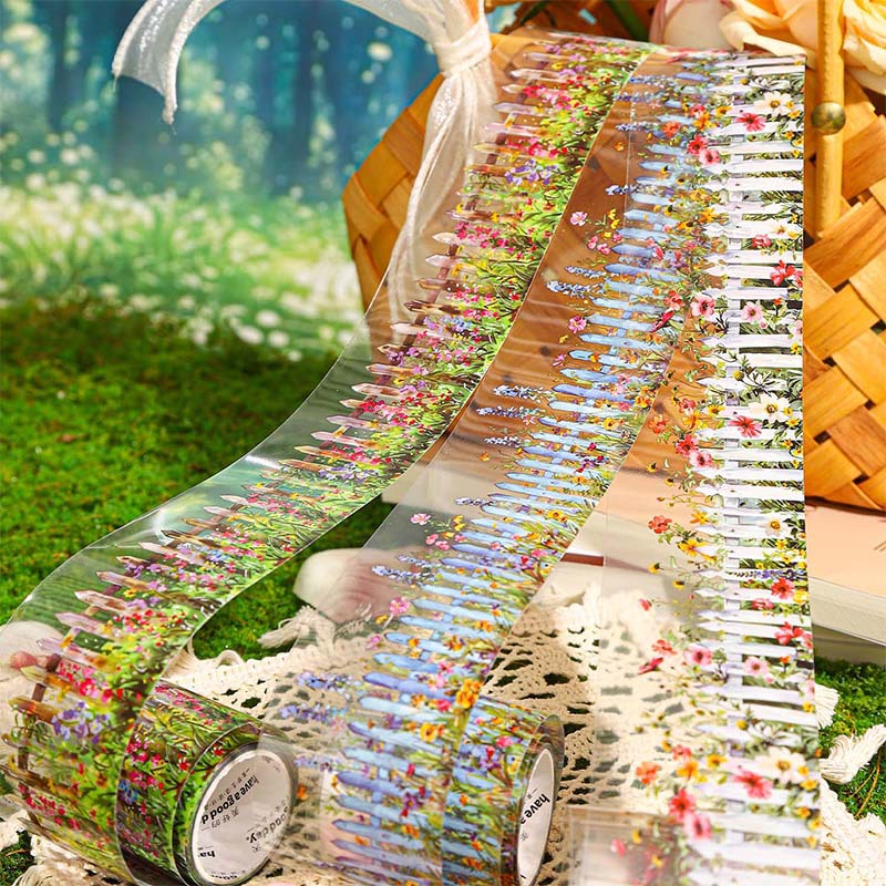 1 Roll Fence Courtyard PET Was - Washi Tape Rolls 评论和价格