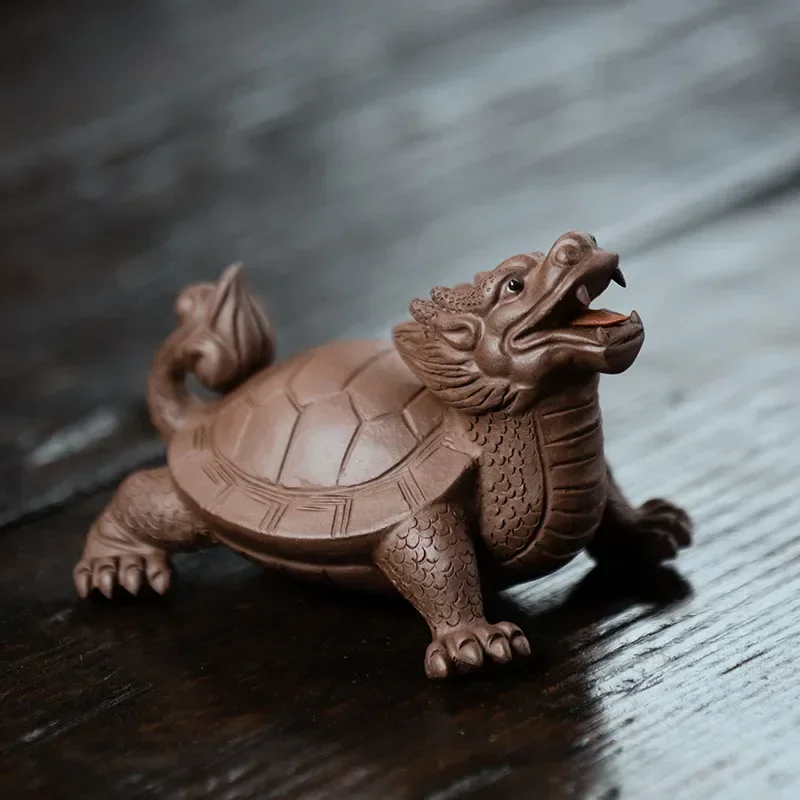 Yixing Purple Clay Art Tea Pet - Art Craft Clay 评论和价格
