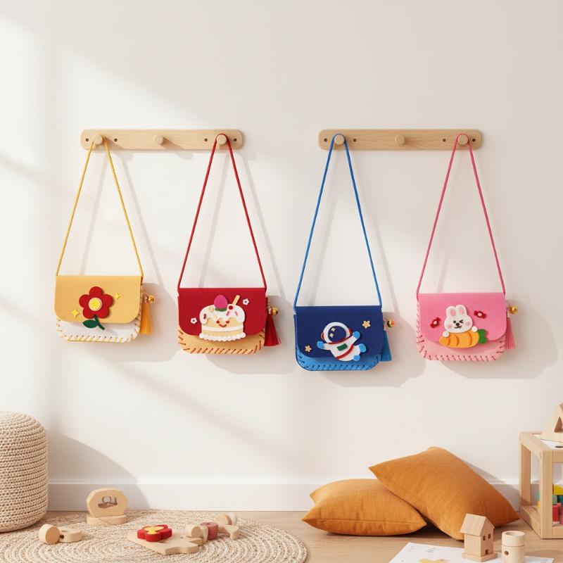 Felt Bag Making Kit for Childr - Art Craft For Kindergarten 评论和价格