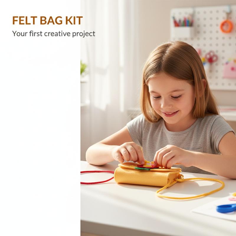 Felt Bag Making Kit for Childr - Art Craft For Kindergarten 评论和价格
